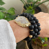 Stone Wood Beads Bracelet Set