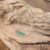 Semi Precious Dainty Necklace - Pink Green White