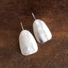 Elongated Shield Minimalist Earrings – Gold or Silver