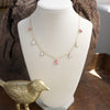 Shimmerlight – Dainty Crystal Chain Necklace in Gold Tone