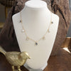 Shimmerlight – Dainty Crystal Chain Necklace in Gold Tone