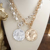Coined Boldness – Chunky Chain Statement Necklace