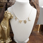 All Your Favorite Things – Dainty Multi-Charm & Pearl Necklace