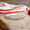 Timeless Layering Textured Bangles Bracelets Silver tone 8 styles