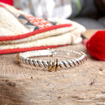 Timeless Layering Textured Bangles Bracelets Silver tone 8 styles