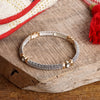 Timeless Layering Textured Bangles Bracelets Silver tone 8 styles