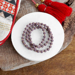 Colorful Lava Matte Beads Bracelet Sets Rust Purple Olive Green Ivory