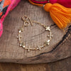 Gracefully Linked – Sideways Cross Charm Bracelet in Gold or Silver