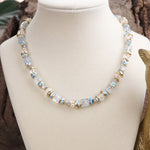 Pastel Drift – Mixed Bead Necklace in Soft Hues