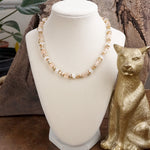 Pastel Drift – Mixed Bead Necklace in Soft Hues