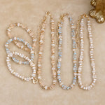 Pastel Drift – Mixed Bead Necklace in Soft Hues