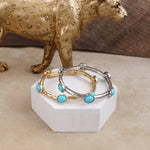 Desert Orbit – Turquoise Station Stretch Bangle