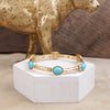Desert Orbit – Turquoise Station Stretch Bangle