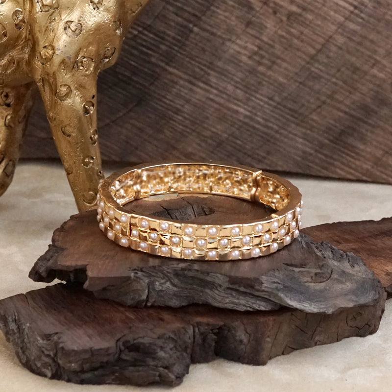 Luxe Check – Checker Crystal Stretch Bangle