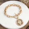 Coined Boldness – Chunky Chain Statement Necklace