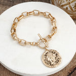 Coined Boldness – Chunky Chain Statement Necklace