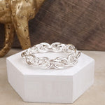 Bold Links – Chunky Chain Stretchy Bracelet - in Gold or Silver