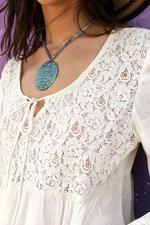 Mini Dress Off White Tunic