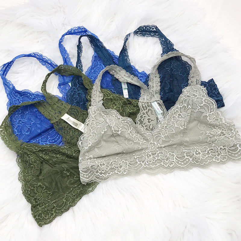 Lace Racerback Bralette - Small-XXLarge